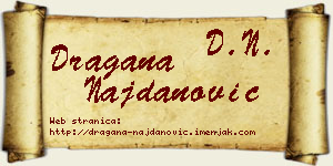 Dragana Najdanović vizit kartica